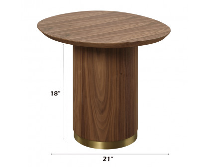 ACME - Willene End Table in Walnut