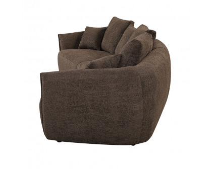 ACME - Bash Sofa with 7 Pillows in Macca Anthology Boucle