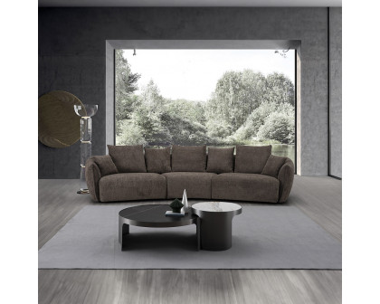 ACME - Bash Sofa with 7 Pillows in Macca Anthology Boucle