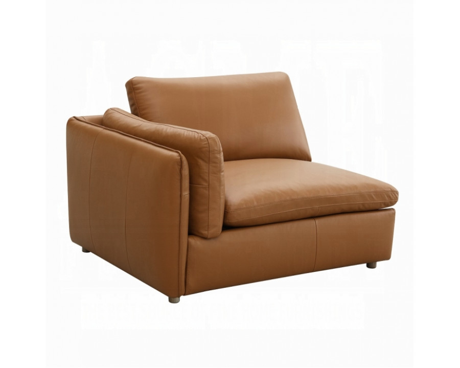 ACME - Brighton Modular Left Facing Arm Chair in Brown