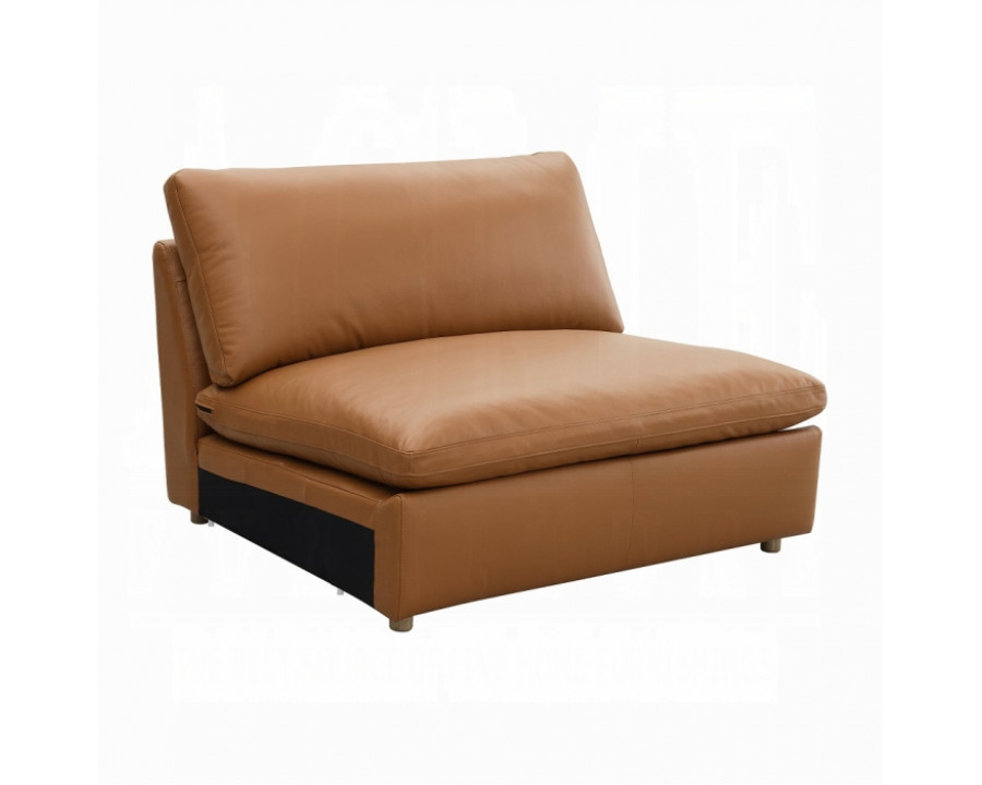 ACME - Brighton Modular Armless Chair in Brown