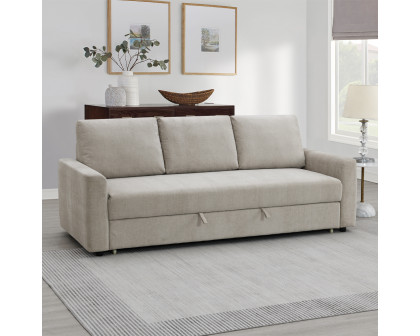 ACME - Leira Sofa with Sleeper in Beige Linen