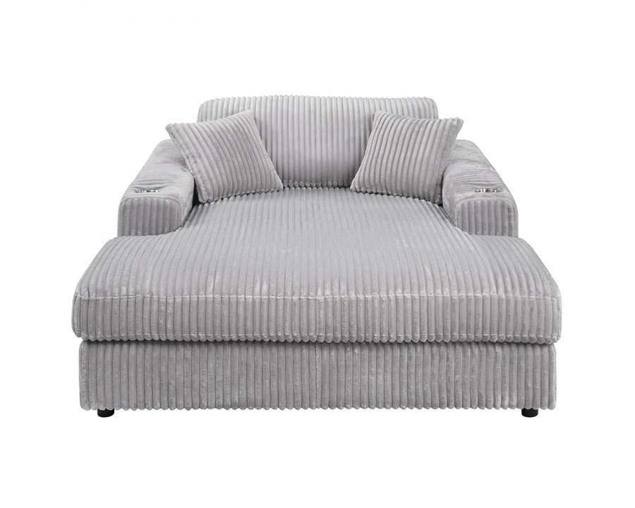 ACME - Hilde Chaise with 2 Pillows (hlidechaise2pillslim1234)