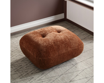 ACME - Carrick Ottoman in Beige Sandwich Mesh