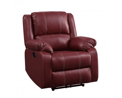 ACME™ Zuriel Motion Rocker Recliner - Red