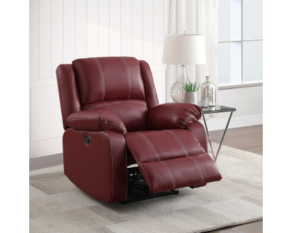 ACME™ Zuriel Motion Rocker Recliner - Red