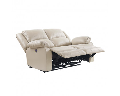 ACME - Zuriel Power Motion Loveseat with Usb in Beige