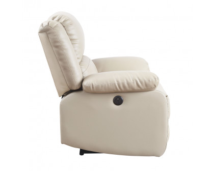 ACME™ Zuriel Power Motion Recliner with Usb - Beige