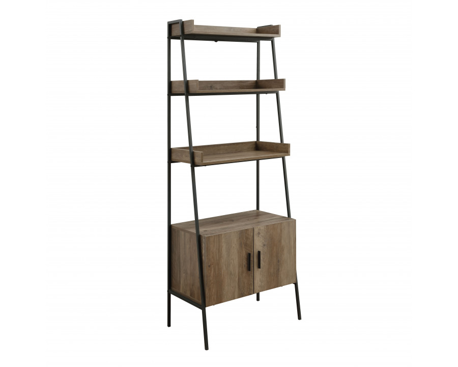 ACME Zakwani Bookshelf - Rustic Oak/Black (OF00016)