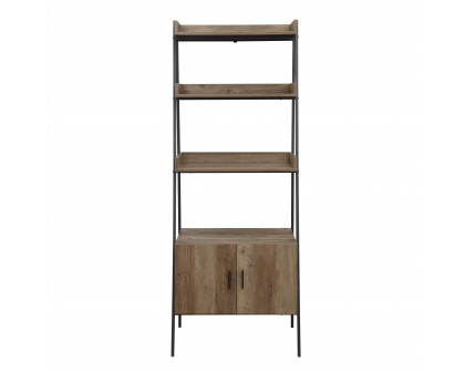 ACME Zakwani Bookshelf - Rustic Oak/Black (OF00016)