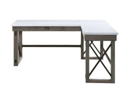 ACME Talmar Writing Desk with Lift Top - Weathered Gray Finish