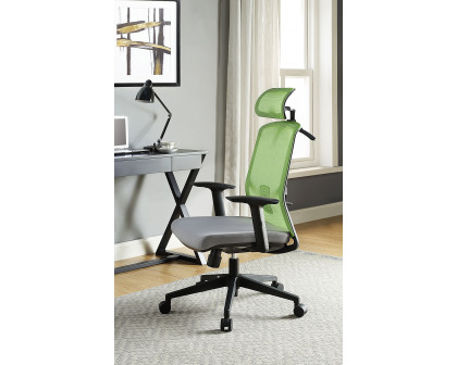 ACME Umika Office Chair - Green/Gray