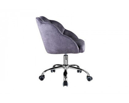 ACME - Rowse Office Chair in Dark Gray/Chrome