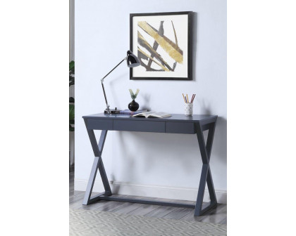 ACME Nalo Writing Desk - Charcoal Finish