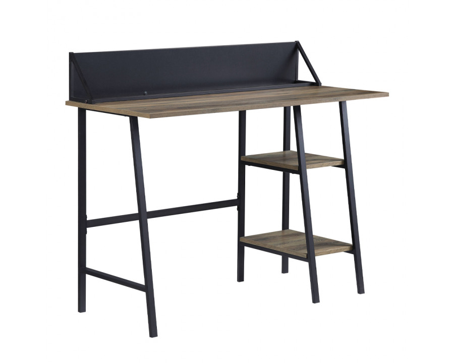 ACME - Garima Writing Desk in Rustic Oak/Black