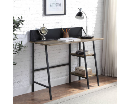 ACME - Garima Writing Desk in Rustic Oak/Black