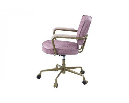 ACME Siecross Office Chair - Pink Top Grain Leather