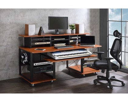 ACME Megara Music Desk - Cherry and Black Finish