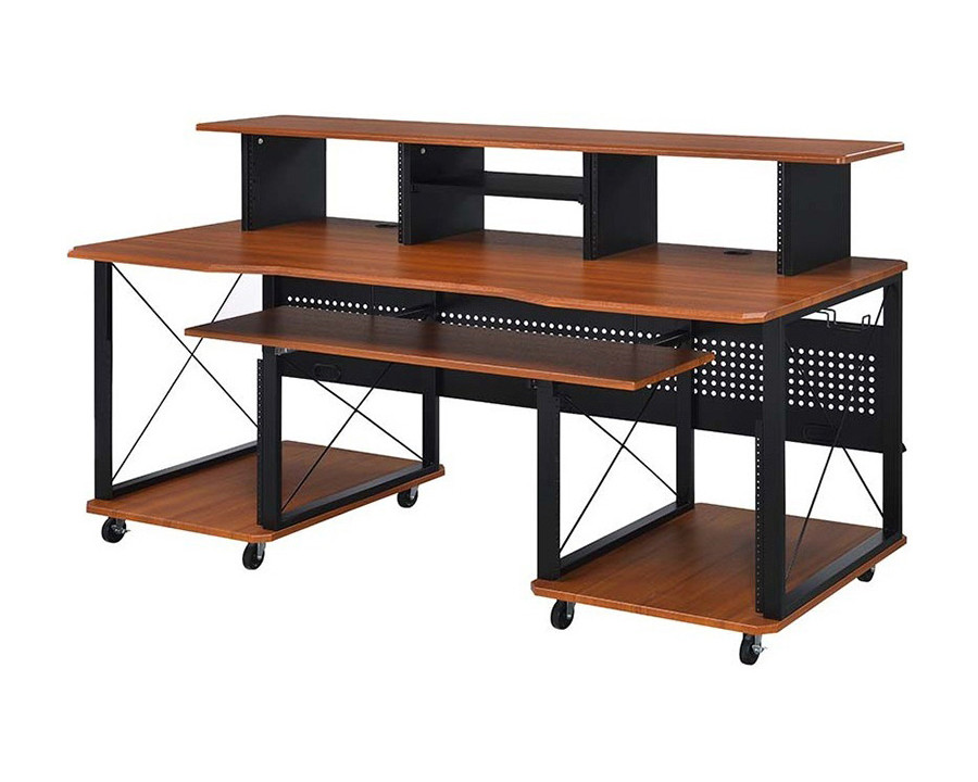 ACME Megara Music Desk - Cherry and Black Finish