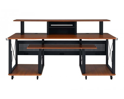 ACME Megara Music Desk - Cherry and Black Finish