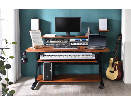 ACME Willow Music Desk - Cherry and Black Finish