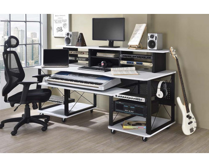 ACME Megara Music Desk - White and Black Finish