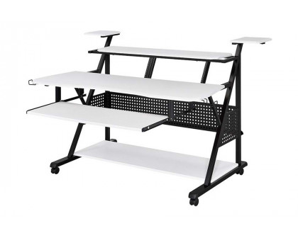 ACME Willow Music Desk - White and Black Finish