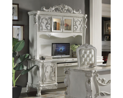 ACME - Dresden Computer Desk & Hutch in Bone White