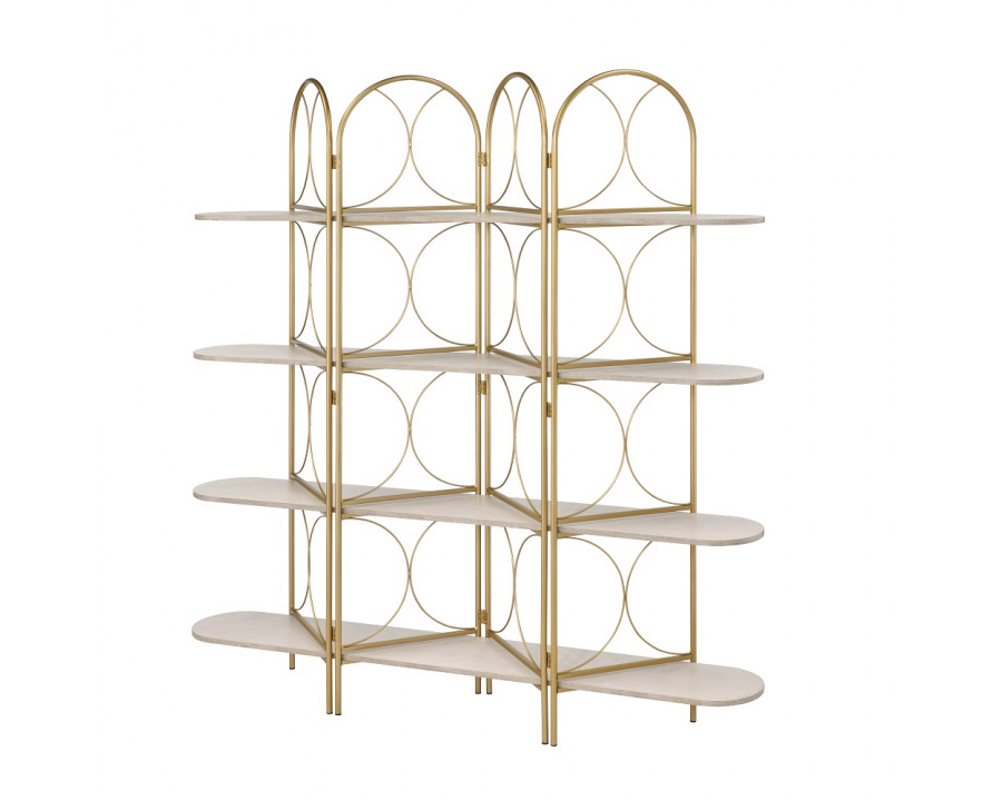 ACME - Altair Bookshelf in Gold