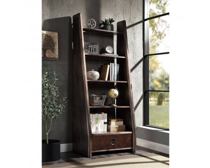 ACME - Brancaster Bookcase in Aluminum