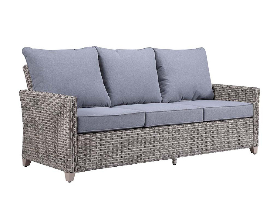 ACME - Greeley 4PC Pack Patio Sofa Set in Gray