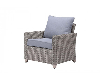 ACME - Greeley 4PC Pack Patio Sofa Set in Gray