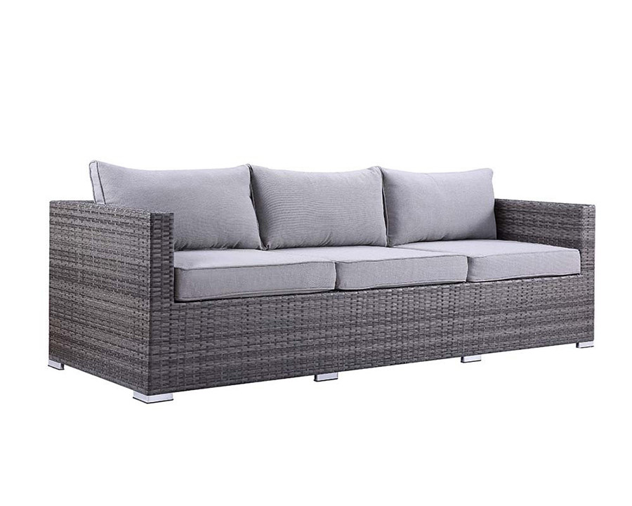 ACME - Sheffield 4PC Pack Patio Sofa Set in Gray