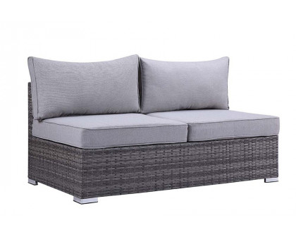 ACME - Sheffield 4PC Pack Patio Sofa Set in Gray