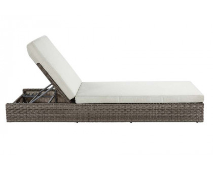 ACME - Salena Patio Sun Lounge in Beige/Gray (OT01093)