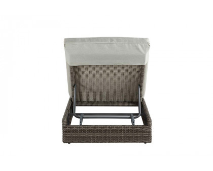 ACME - Salena Patio Sun Lounge in Beige/Gray (OT01093)