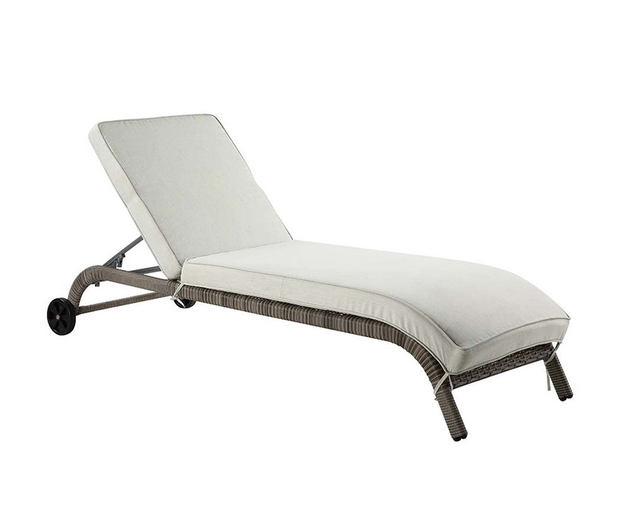 ACME - Salena Patio Sun Lounge in Beige/Gray (OT01094)