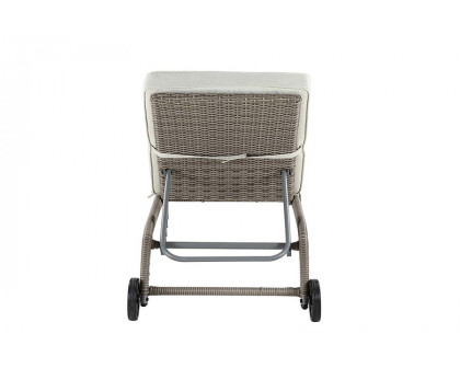 ACME - Salena Patio Sun Lounge in Beige/Gray (OT01094)