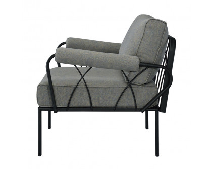 ACME Rajni Patio Arm Chair - Gray Black