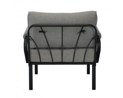 ACME Rajni Patio Arm Chair - Gray Black