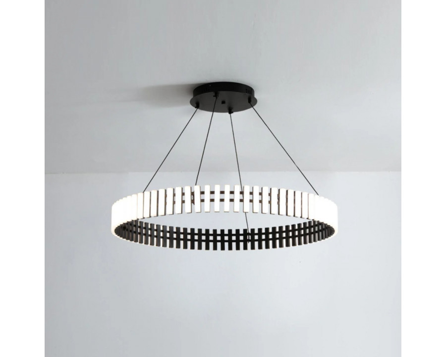 Modern Atmospheric Round LED Chandelier - 80cm