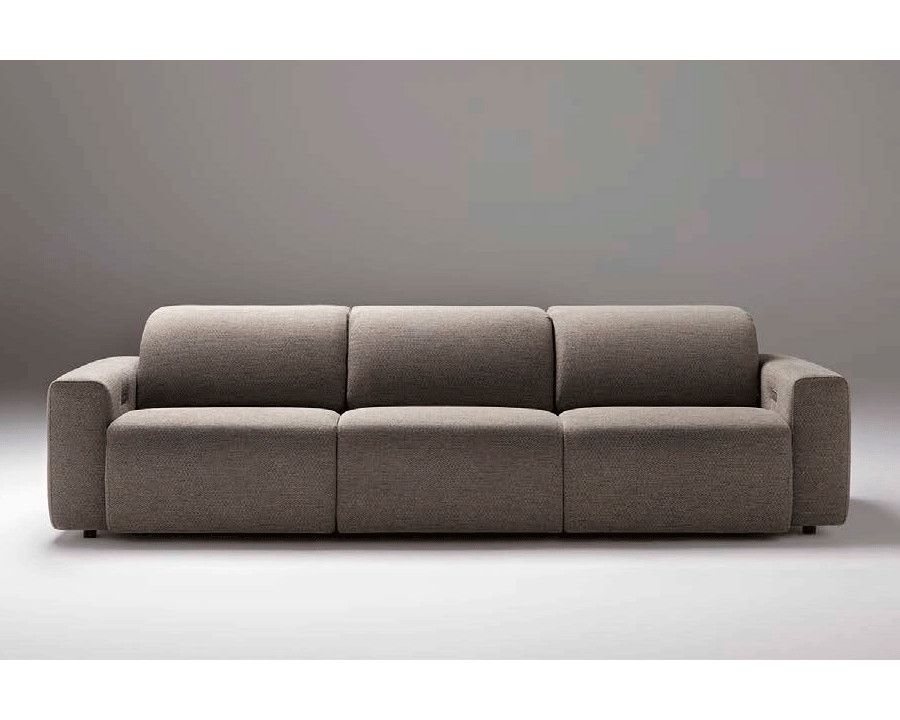 Alexandra - Cosmopol Modular Straight Sectional with Leftarm Chaise Lounge in Fabric, Square Arms