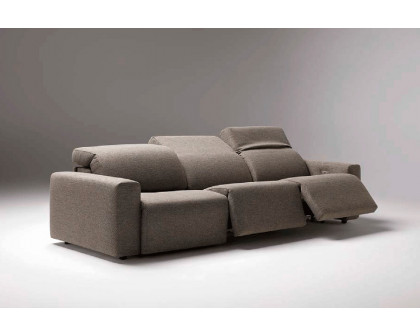 Alexandra - Cosmopol Modular Straight Sectional with Leftarm Chaise Lounge in Fabric, Square Arms