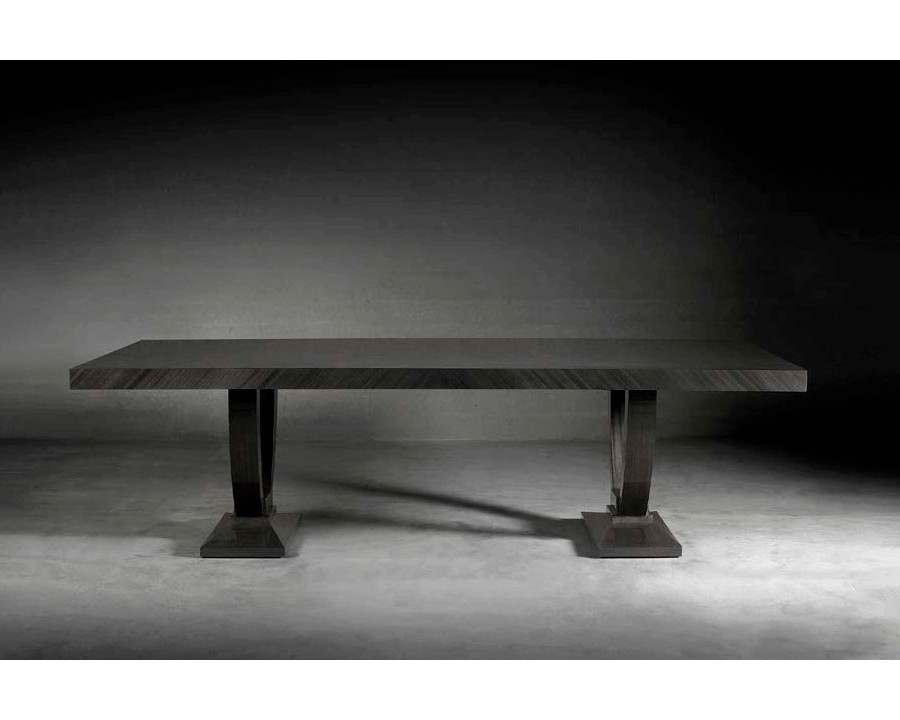 Alexandra - Chelsea Dining Table in Natural Shiny Lacquer