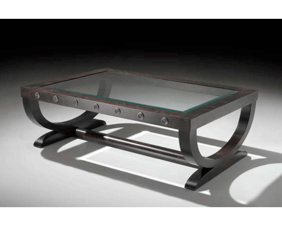 Alexandra - Nicosia Rectangled Coffee Table in Ebony