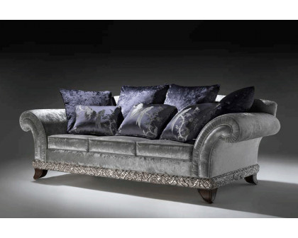 Alexandra - Randa Stationary Solid Print Sofa