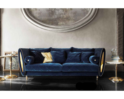 Arredoclassic Sipario Sofa - Blue/Gold, Cat. B