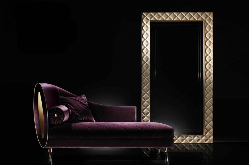 Arredoclassic™ Sipario Chaise Longue - Purple, Left Side, Cat. E