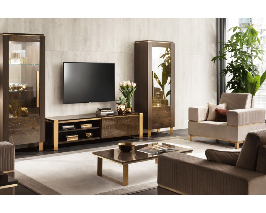 Arredoclassic - Essenza Unit Base W/1 Shelf For TV Cabinet