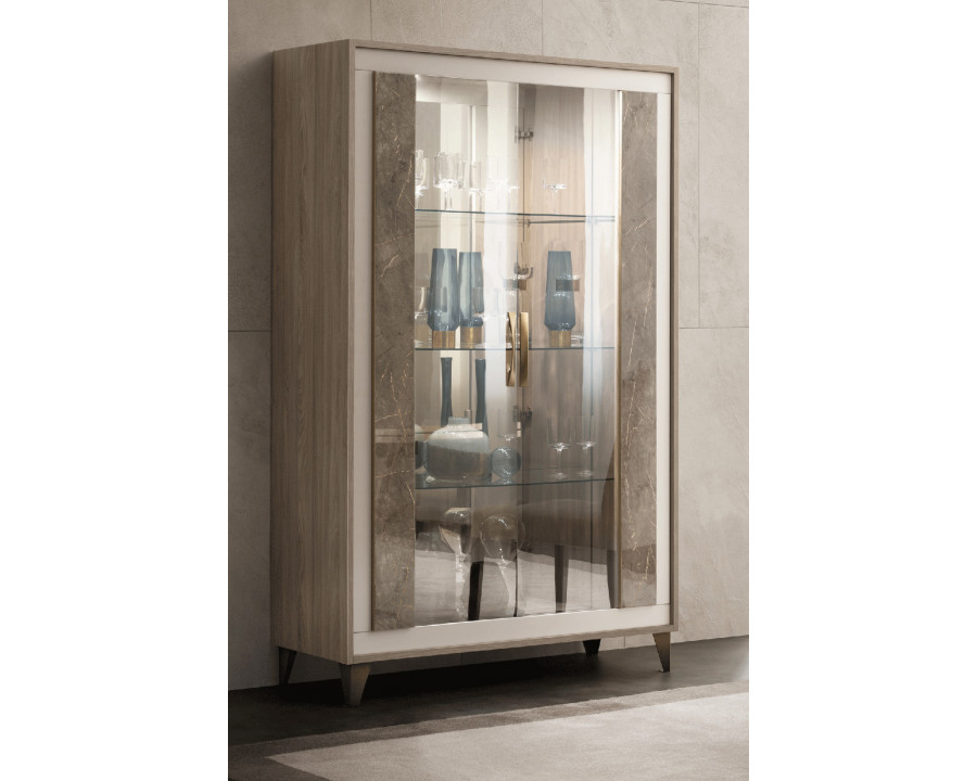 Arredoclassic - Arredoambra 2-Door Glass Cabinet